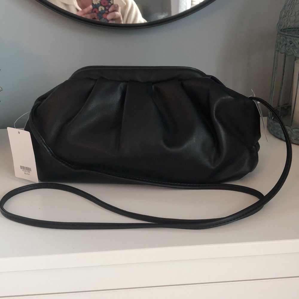 NWT Vegan Leather Convertible Crossbody/Clutch